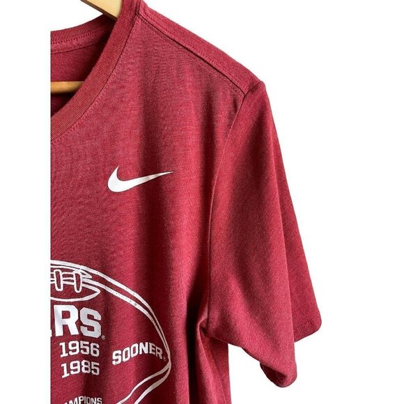 Nike The Nike Tee Sooners Seven-Time National Champions T-Shirt Men's Size Small - Picture 4 of 5
